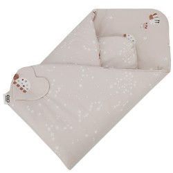 Double-sided printed Cotton Swaddle Blanket BEES Double-sided printed Cotton Swaddle Blanket BEES