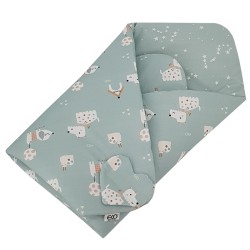 Double-sided printed Cotton Swaddle Blanket DOGS Double-sided printed Cotton Swaddle Blanket DOGS