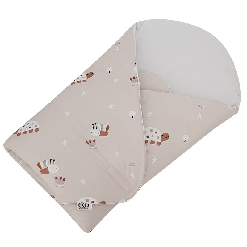 Printed Cotton Swaddle Blanket BEES