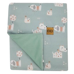 Blanket and play mat with VELVET fabric lining DOGS Blanket and play mat with VELVET fabric lining DOGS