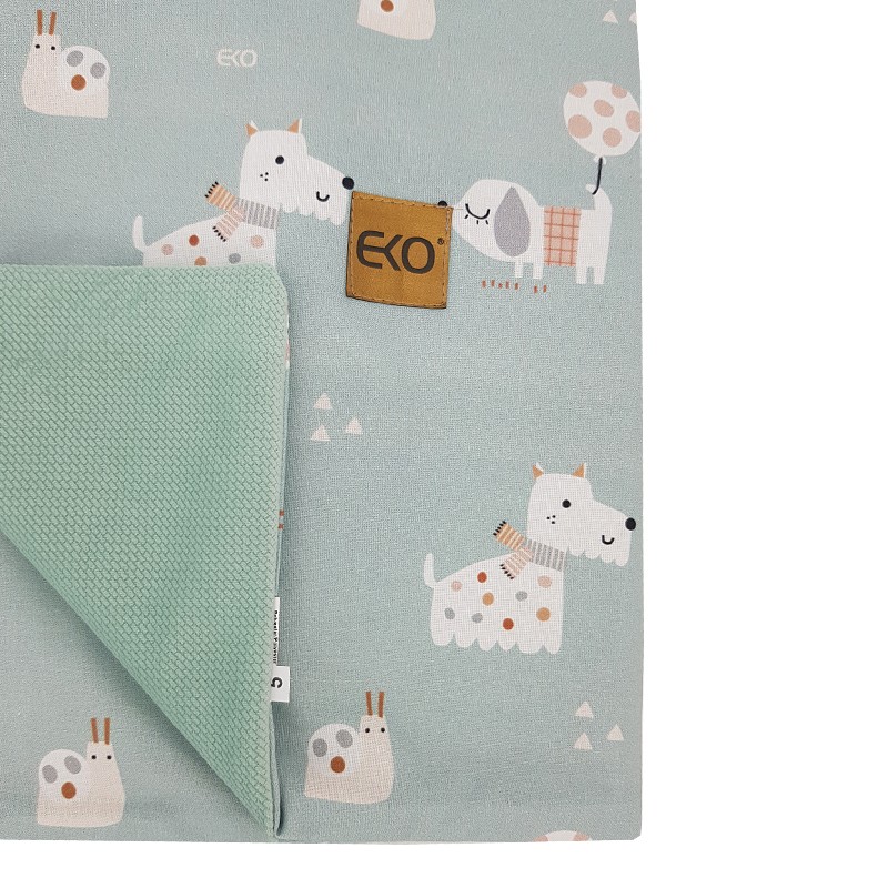 Blanket and play mat with VELVET fabric lining DOGS Blanket and play mat with VELVET fabric lining DOGS