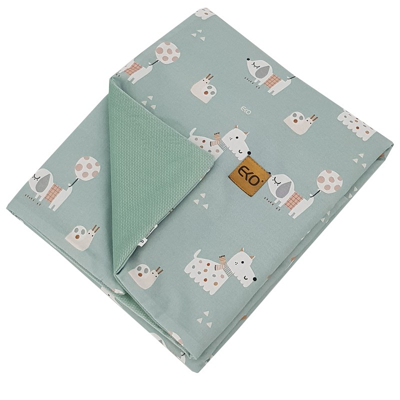 Blanket and play mat with VELVET fabric lining DOGS Blanket and play mat with VELVET fabric lining DOGS