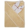 Хлопковый банный халат BEES/BEIGE Хлопковый банный халат BEES/BEIGE