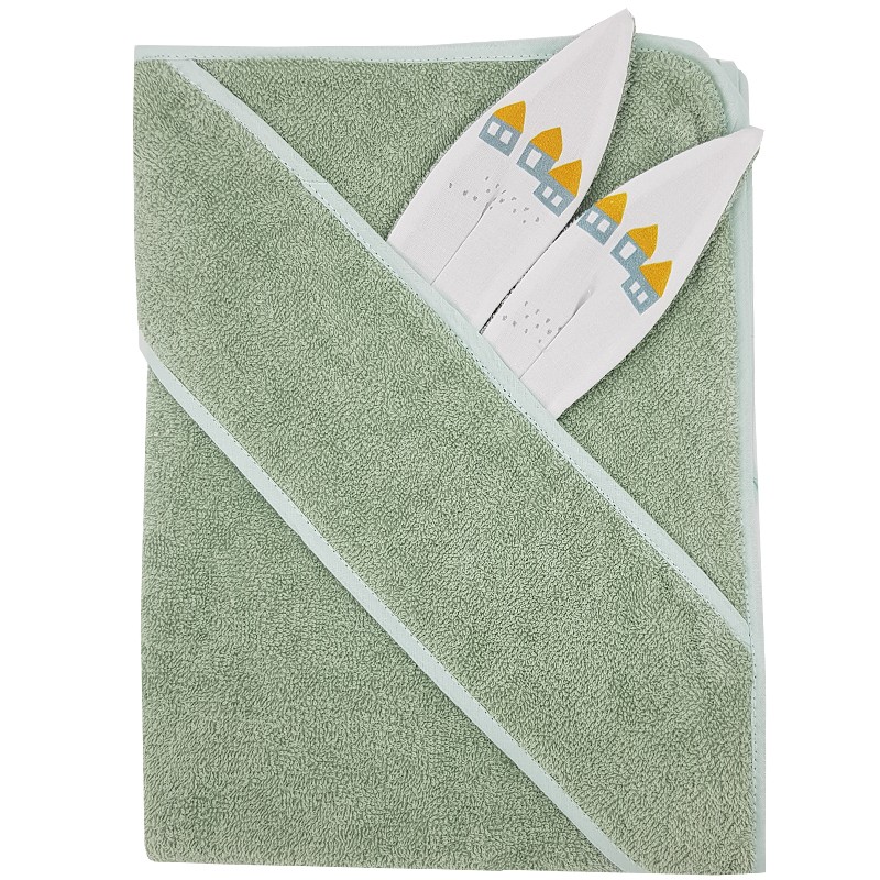 Cotton bath robe HOUSES/MINT