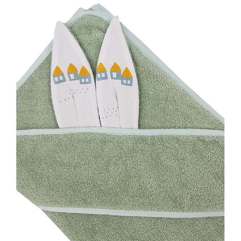 Cotton bath robe HOUSES/MINT