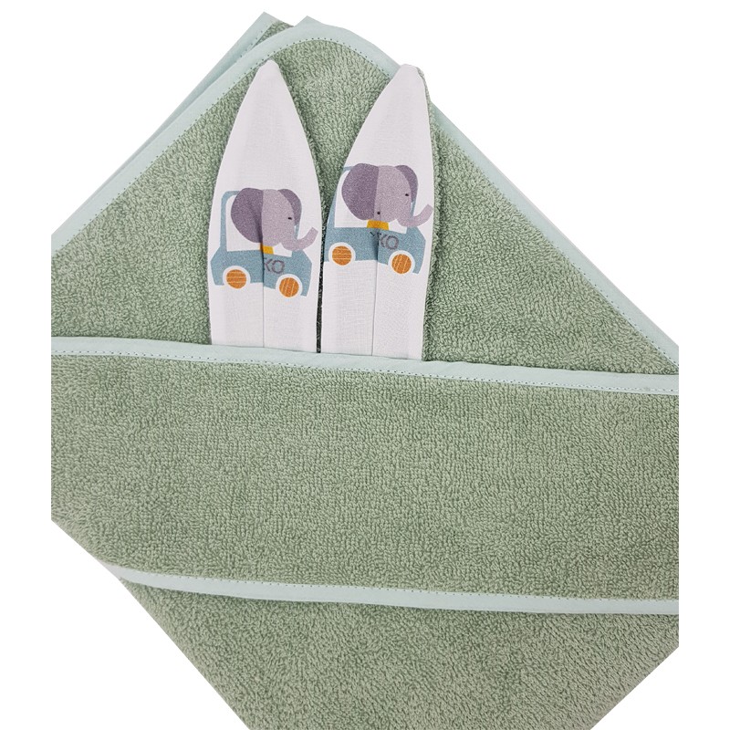 Peignoir en coton CARS/MINT Peignoir en coton CARS/MINT