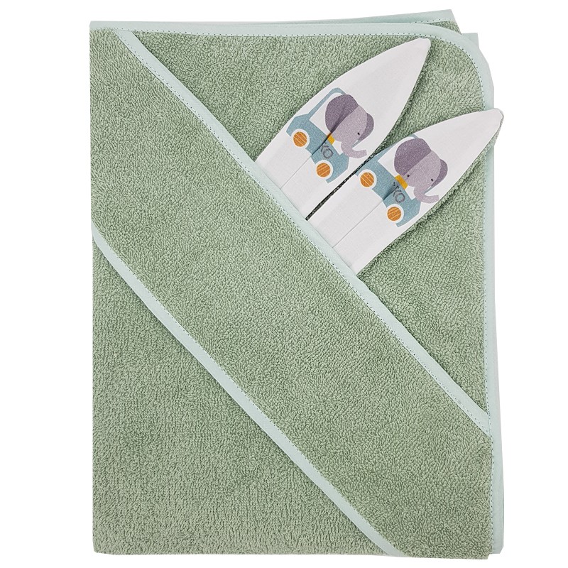 CARS/MINT cotton bath robe