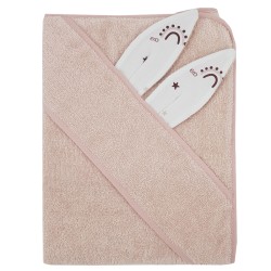 Хлопковый банный халат RAINBOWS/ROSE PINK