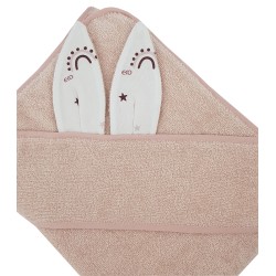 RAINBOWS/ROSE PINK cotton bath robe