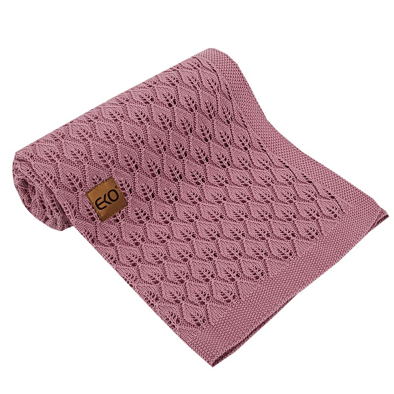 Cellular Bamboo blanket LILAC