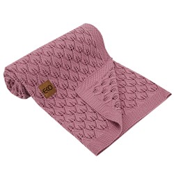 Cellular Bamboo blanket LILAC