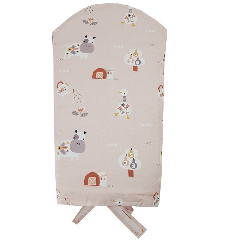 Printed Cotton Swaddle Blanket MY FARM Printed Cotton Swaddle Blanket MY FARM