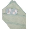 Бамбуковый банный халат DOGS/MINT