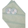 Ručnik sa kapuljačom & pregača DOGS/MINT Ručnik sa kapuljačom & pregača DOGS/MINT