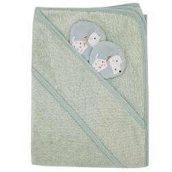 Bambusz fürdőköpeny DOGS/MINT Bambusz fürdőköpeny DOGS/MINT