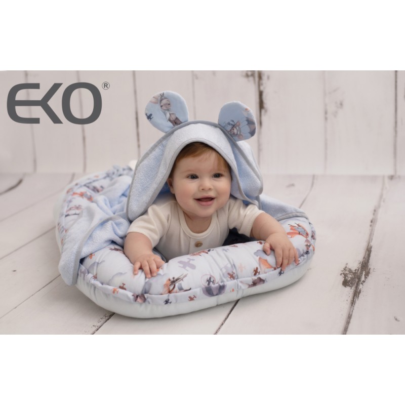 Serviette de bain en bambou BEES/BEIGE Serviette de bain en bambou BEES/BEIGE