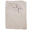 Serviette de bain en bambou BEES/BEIGE Serviette de bain en bambou BEES/BEIGE