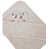 Serviette de bain en bambou BEES/BEIGE Serviette de bain en bambou BEES/BEIGE