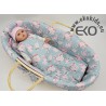 Muslin sleeping bag MEDIUM ROSE PINK