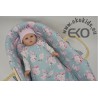 Muslin sleeping bag MEDIUM ROSE PINK