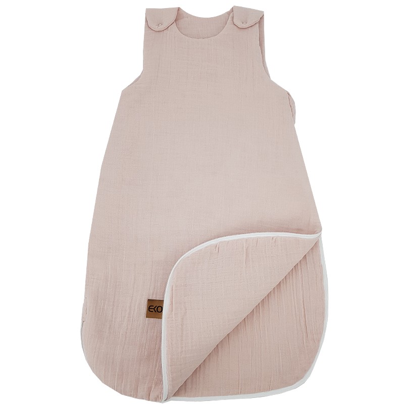 Muslin sleeping bag MEDIUM ROSE PINK Muslin sleeping bag MEDIUM ROSE PINK