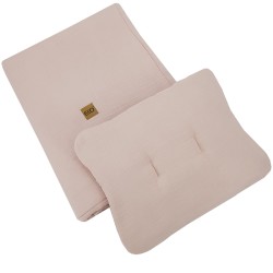 Muszlin kiságy készlet ROSE PINK Muszlin kiságy készlet ROSE PINK