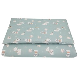 Set fürs Bettchen aus bedruckter Baumwolle 120x90 cm DOGS Set fürs Bettchen aus bedruckter Baumwolle 120x90 cm DOGS