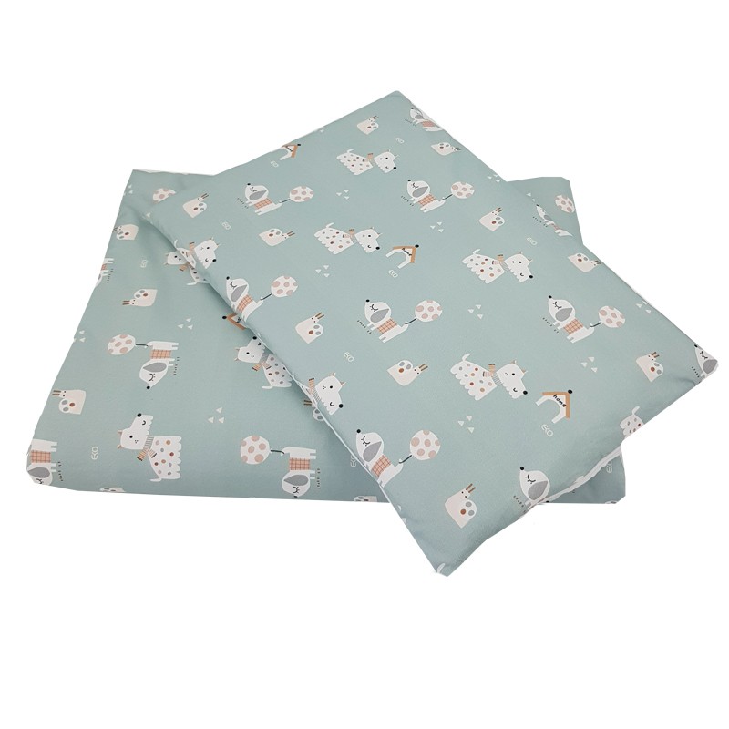 Set fürs Bettchen aus bedruckter Baumwolle 135x100 cm DOGS Set fürs Bettchen aus bedruckter Baumwolle 135x100 cm DOGS