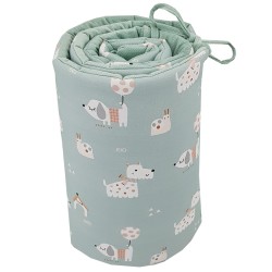 Bērnu gultiņas aizsargapmale 180 cm DOGS