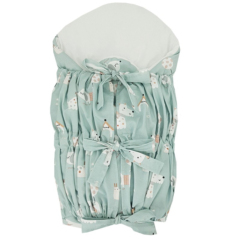 Printed Cotton Swaddle Blanket DOGS Printed Cotton Swaddle Blanket DOGS