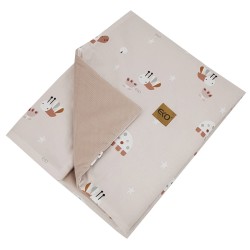 Tapis éducatif couverture avec doublure en VELOURS BEES Tapis éducatif couverture avec doublure en VELOURS BEES