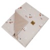 Tapis éducatif couverture avec doublure en VELOURS BEES Tapis éducatif couverture avec doublure en VELOURS BEES