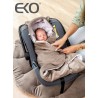 Baby Car Seat Sleeping Bag VELVET 3 and 5-point belts BEES Baby Car Seat Sleeping Bag VELVET 3 and 5-point belts BEES