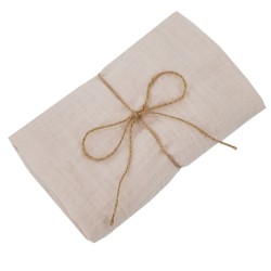 ANGLAISE MOUSSELINE  / NAPPLE 80 x 80 cm 2pièces BEIGE ANGLAISE MOUSSELINE  / NAPPLE 80 x 80 cm 2pièces BEIGE