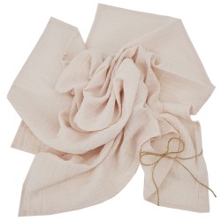 ANGLAISE MOUSSELINE  / NAPPLE 80 x 80 cm 2pièces BEIGE ANGLAISE MOUSSELINE  / NAPPLE 80 x 80 cm 2pièces BEIGE
