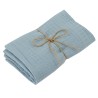 MUŠELÍNOVÁ PLIENKA/PRIKRÝVKA 80 x 80 cm 2 ks. BLUE MUŠELÍNOVÁ PLIENKA/PRIKRÝVKA 80 x 80 cm 2 ks. BLUE