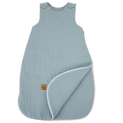 Babyschlafsack aus Musselin MEDIUM BLUE