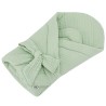 Muslin Swaddle Blanket with Coconut MINT