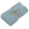 MUSLIN SWADDLE & NAPPY 80 x 80 cm 2pcs. BLUE MUSLIN SWADDLE & NAPPY 80 x 80 cm 2pcs. BLUE