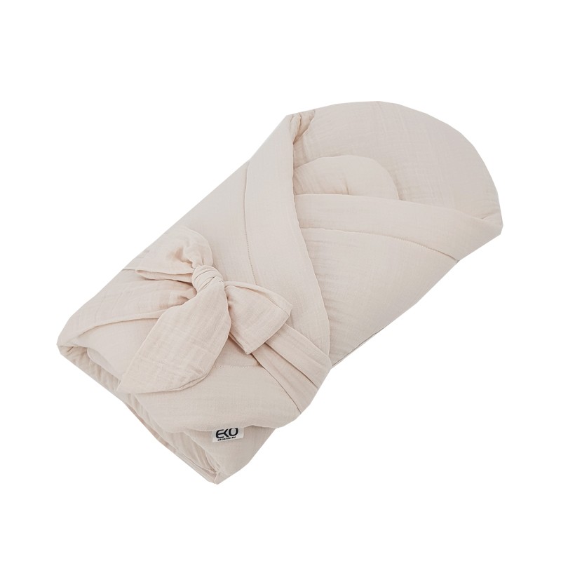 Babyhörnchen aus Musselin mit Kokosfüllung BEIGE Babyhörnchen aus Musselin mit Kokosfüllung BEIGE