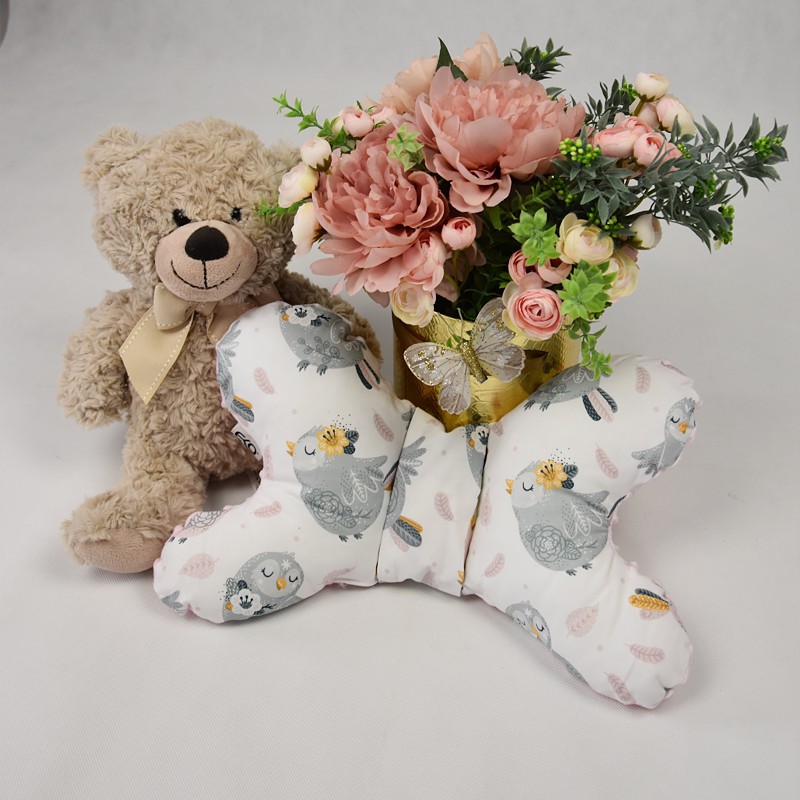 Spilventiņš taurentiņš BEIGE FLOWERS Spilventiņš taurentiņš BEIGE FLOWERS