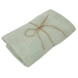 MUSLIN SWADDLE & NAPPY 80 x 80 cm 1pcs. MINT MUSLIN SWADDLE & NAPPY 80 x 80 cm 1pcs. MINT