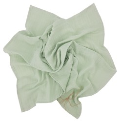 MUSSELIN-MULLWINDEL/MUSSELIN-PUCKTUCH 80 x 80 cm 2Stck. MINT MUSSELIN-MULLWINDEL/MUSSELIN-PUCKTUCH 80 x 80 cm 2Stck. MINT