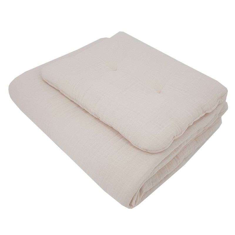 Muszlin kiságy készlet BEIGE