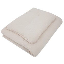 Муслиновый постельный комплект BEIGE Муслиновый постельный комплект BEIGE