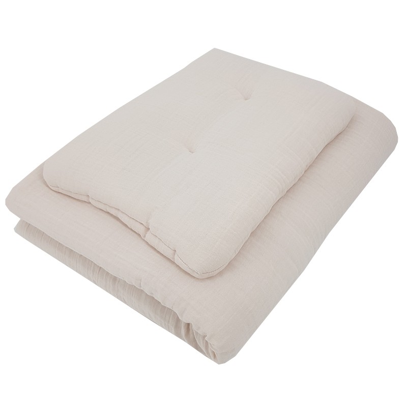 Mušelín sada do postýlky BEIGE Mušelín sada do postýlky BEIGE
