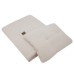 Муслиновый постельный комплект BEIGE Муслиновый постельный комплект BEIGE
