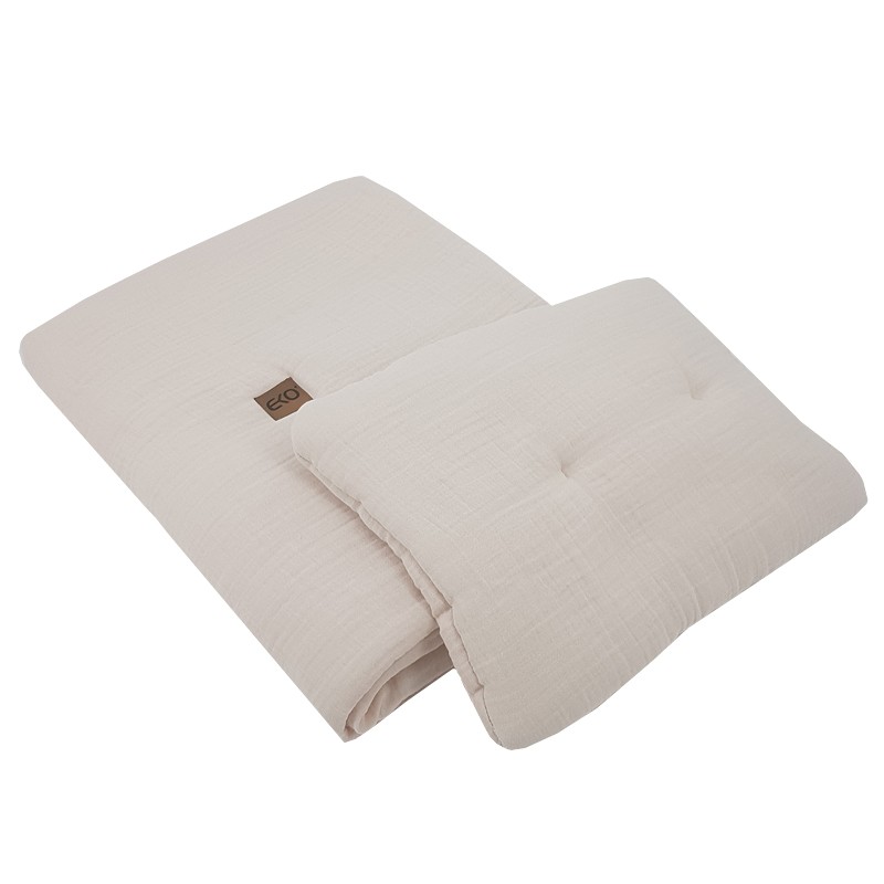 Mušelín sada do postýlky BEIGE Mušelín sada do postýlky BEIGE