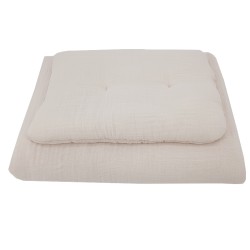 Musselin-Set für Beistellbettchen BEIGE Musselin-Set für Beistellbettchen BEIGE