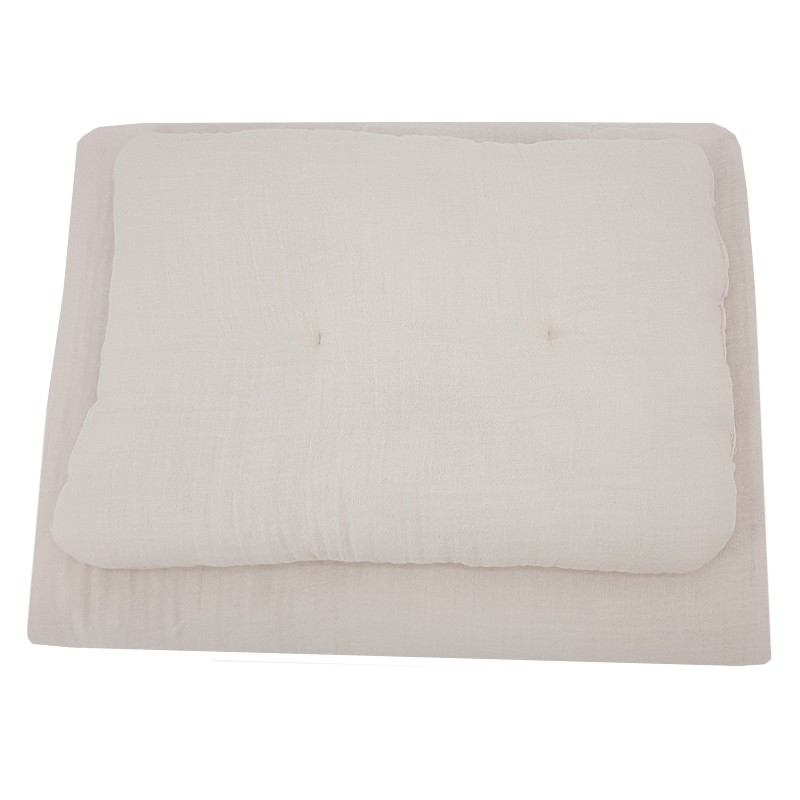 Musselin-Set für Beistellbettchen BEIGE